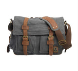 The Rockhopper - Travel-Friendly Men's Canvas  Messenger Bag from Manly Packs