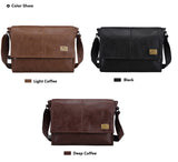 The Architect - Leather Portfolio Briefcase Messenger Bag for Men from Manly Packs