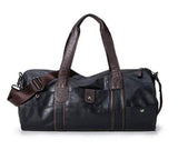 The Dover Duffel - Sturdy 19" Leather Travel Duffel Bag from Manly Packs