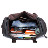 The Portsmouth Duffel - Men's Bicast Leather Weekender Duffel Bag (Multiple Colors)