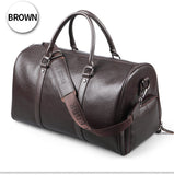 The Clubmaster - Men's Leather Weekender Duffel Bag (Multiple Colors)