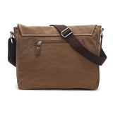 The Burma Pack - Classic Canvas 14.5" Laptop Messenger Bag from Manly Packs