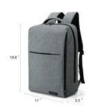 The Oslo - Modern Grey Water-Resistant Backpack for Men from Manly Packs