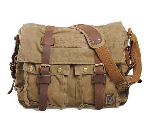 The Normandy - Rugged Canvas Tactical Messenger Bag for Men –