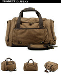 The Durham Duffel - Men's Rugged Canvas Travel Bag with Shoe Pocket (Multiple Colors)
