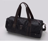 The Dover Duffel - Sturdy 19" Leather Travel Duffel Bag from Manly Packs