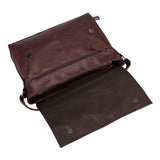 The Architect - Leather Portfolio Briefcase Messenger Bag for Men (Multiple Colors)